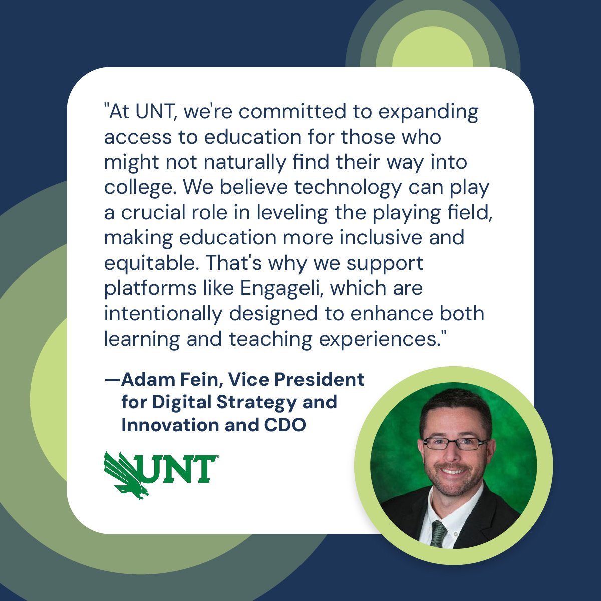 UNT Social Quote Adam